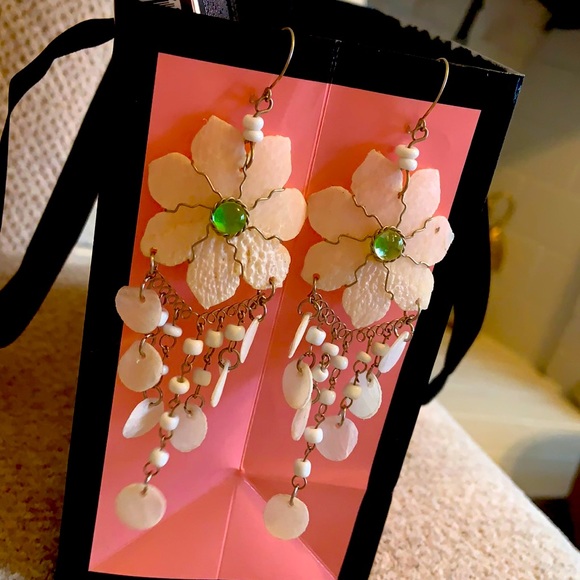 Jewelry - Floral Chandelier Earrings